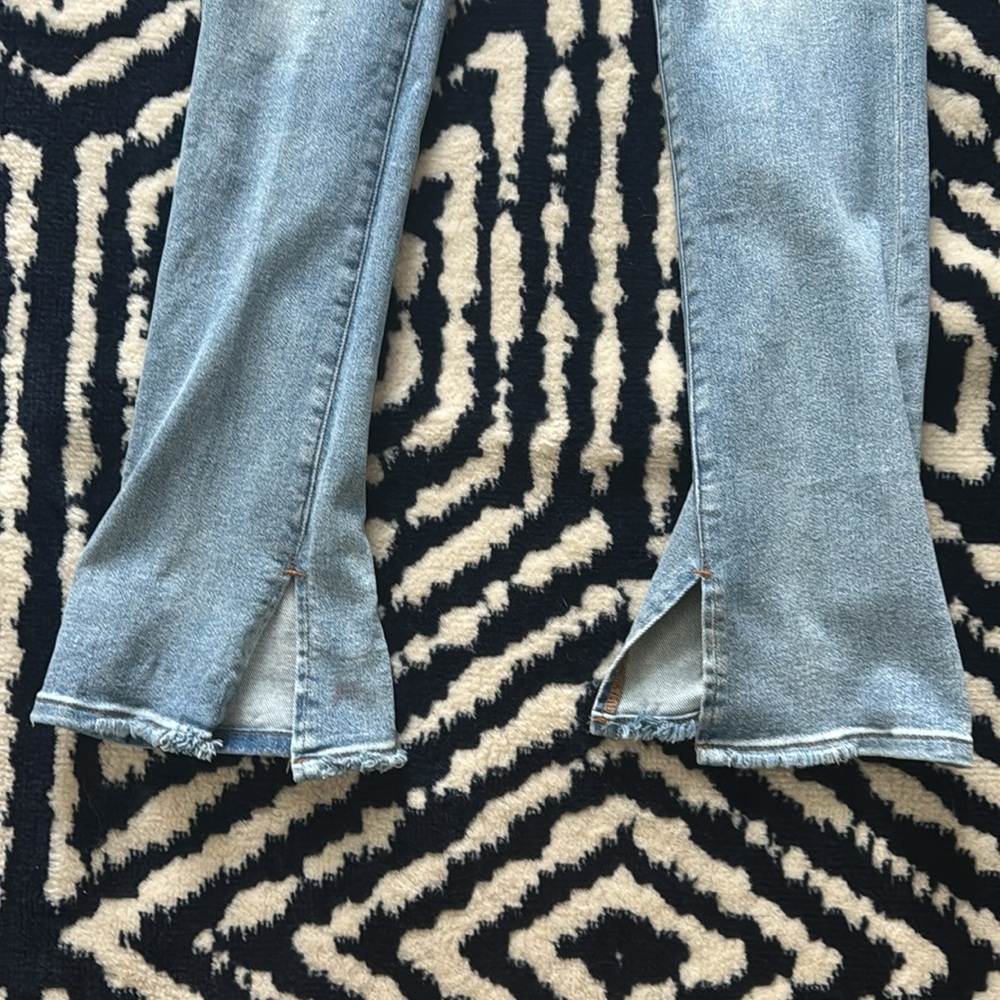 Express Distressed Skyscraper Boot Cut Jeans - image 4